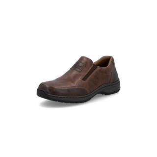 Tibor Wide Fit Slip-On Comfort Shoe | Toffee