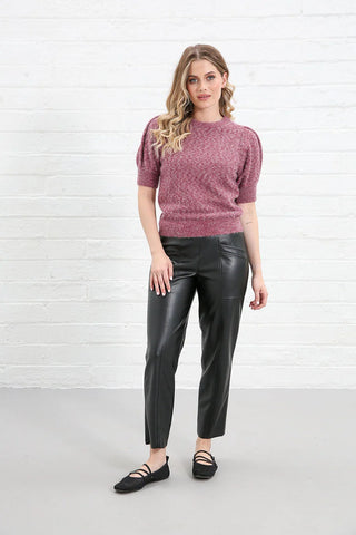 Victoria Knit Top | Pink