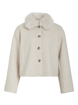 Quinn Long Sleeve Short Jacket  | Super Light Melange