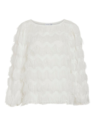 Pesula Long Sleeve Top | Snow White