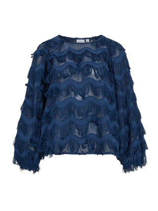 Pesula Long Sleeve Top | Navy Blazer
