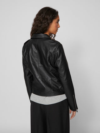 Cara Coated Jacket | Black