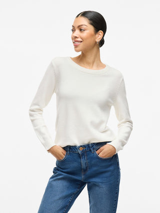 Viril Round Neck Long Sleeve Top | White Asylum