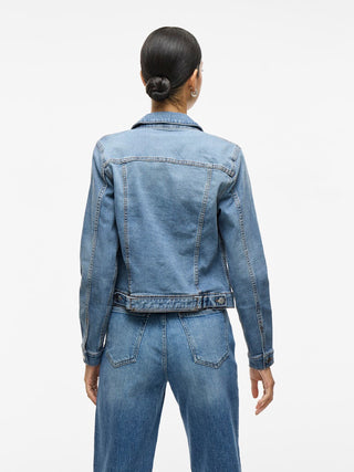 Show New Long Sleeve Denim Jacket | Light Blue Denim