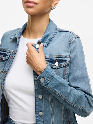 Show New Long Sleeve Denim Jacket | Light Blue Denim
