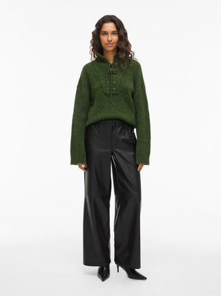 Annie Regular Waist Trousers | Black Beauty