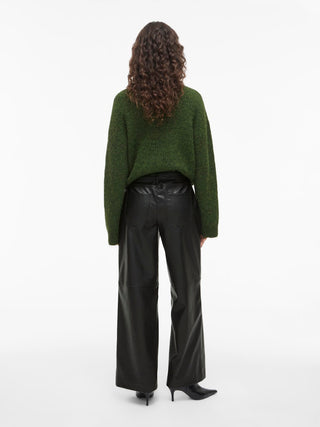 Annie Regular Waist Trousers | Black Beauty