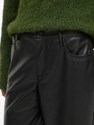 Annie Regular Waist Trousers | Black Beauty