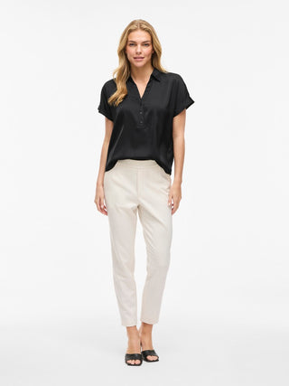 Enna Short Sleeve Top | Black