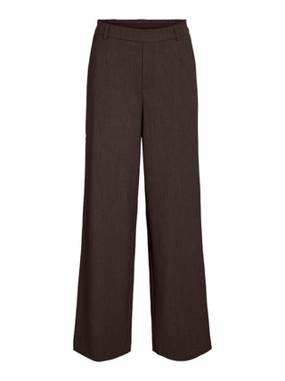 Varone High Waist Wide Trousers | Brown