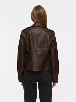 Cara Coated Jacket | Coffee Bean