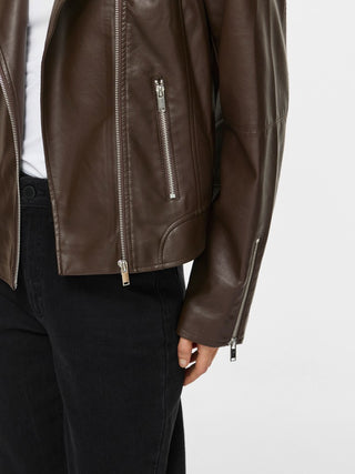 Cara Coated Jacket | Coffee Bean