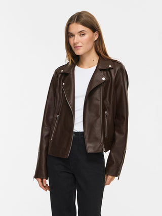 Cara Coated Jacket | Coffee Bean
