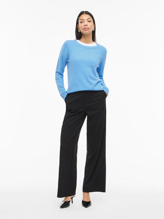 Viril Round Neck Long Sleeve Top | All Aboard