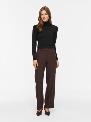 Malu Rollneck Long Sleeve Top | Black Beauty