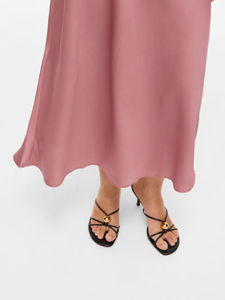Ellette High Waist Midi Skirt | Nostalgia Rose