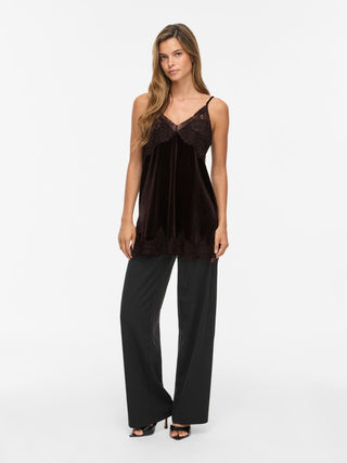 Alindra Singlet Long Top | Coffee Bean