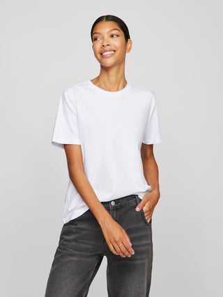 Nora Short Sleeve Tee | White