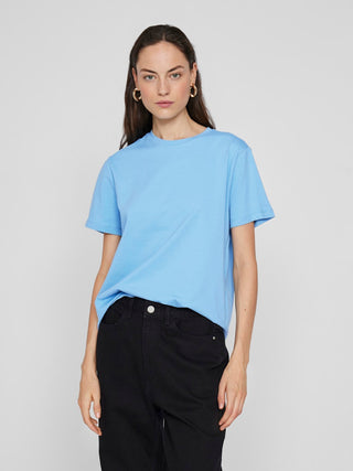 Nora Short Sleeve Tee | Blissful Blue