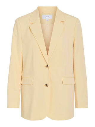 Handi Long Sleeve Blazer | Pale Banana