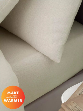 Brushed Cotton Sheets | Cream