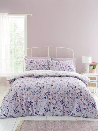 Isadora Floral Duvet Set | Lilac