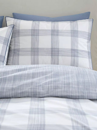 Marlow Check Duvet Cover Set | Blue