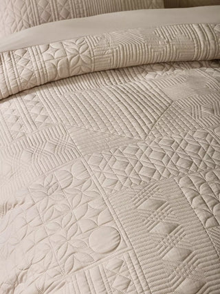 Folkstone Geo Duvet Cover Set  | Natural