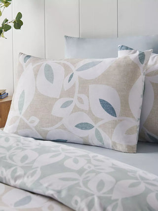 Inga Leaf Duvet Set | Natural