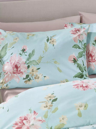 Avebury Floral Duvet Set | Duck Egg