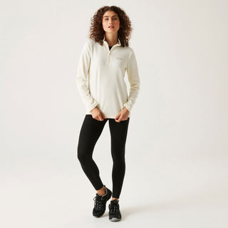 Women's Sweethart Lightweight Half-Zip Fleece Polar White Parchment