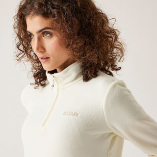 Women's Sweethart Lightweight Half-Zip Fleece Polar White Parchment