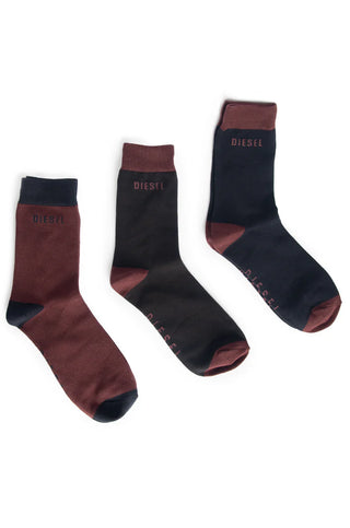 Quinn Socks Black/Port/Navy