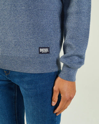 Colter Half Zip Space Blue Marl