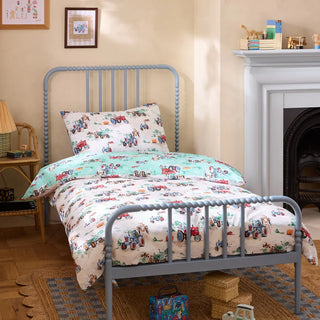 Vintage Tractors Duvet Set | Cream