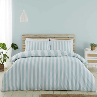 Catherine Lansfield Cove Stripe Duvet Cover Blue