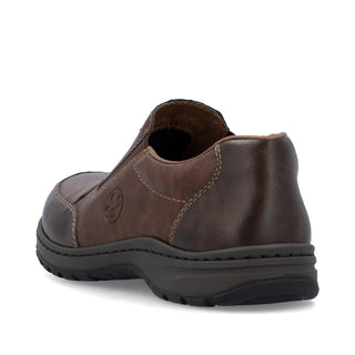 Tibor Wide Fit Slip-On Comfort Shoe | Toffee