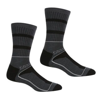 Men's Samaris 3 Season Socks | Black Dark Steel
