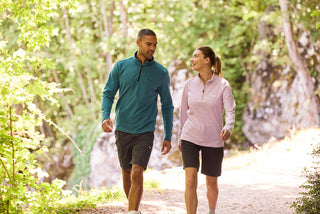 Women's Sweethart Marl Half Zip Fleece  | Powder Lilac