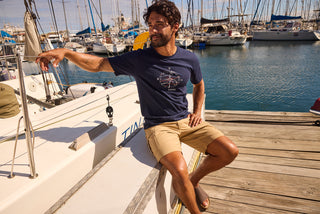 Men's Cline IX T-Shirt | Navy Compass