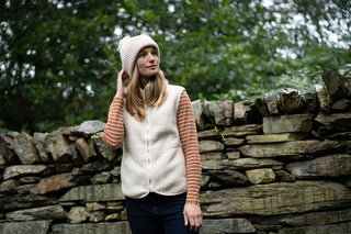 Women's Frankie Borg Gilet | Light Vanilla