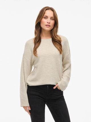 Liga Long Sleeve Round Neck Knit Top | Birch