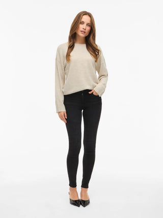 Liga Long Sleeve Round Neck Knit Top | Birch