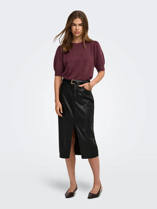 Rica 2/4 Pullover Knit |  Zinfandel Melange