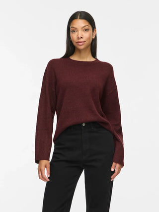 Liga Long Sleeve Round Neck Knit Top | Port Royale