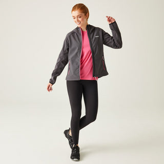 Women's Arec III Softshell Jacket Seal Grey Flamingo Pink