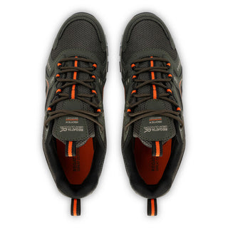 Men's Vendeavour Waterproof Walking Shoe Dark Khaki Blaze Orange