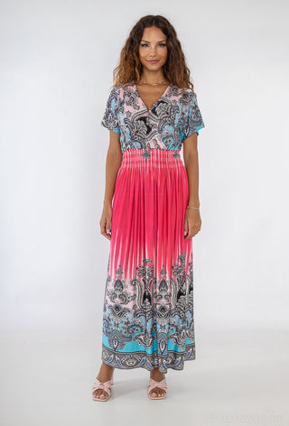 Paisley Magic Dress Pink