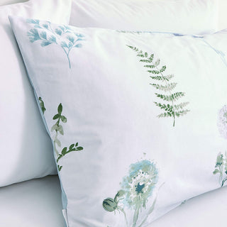 Bianca Meadow Flowers Egyptian Cotton Duvet Cover White