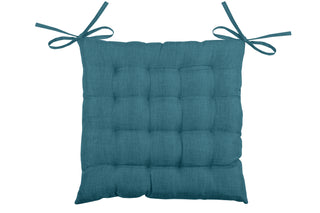 Lovely Casa Bea Galette Chair Pad Turquoise